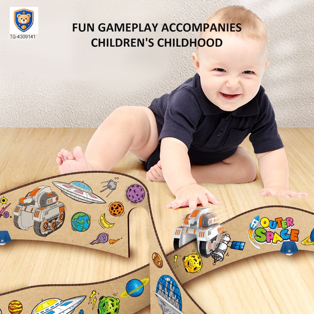 DIY Tank Cardboard Track Toy — product view 5