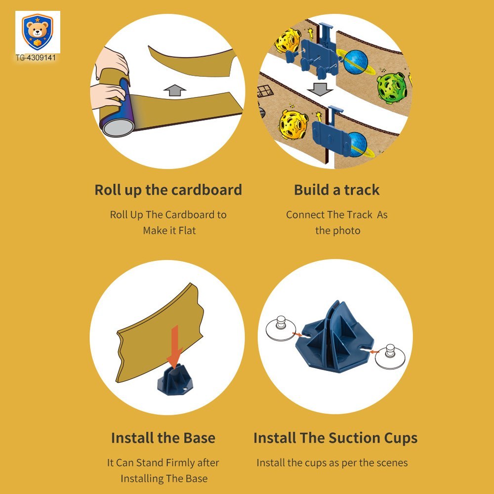 DIY Tank Cardboard Track Toy — product view 6