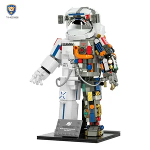 Astronaut Model Toy with Movable Joints & Electroplated Helmet