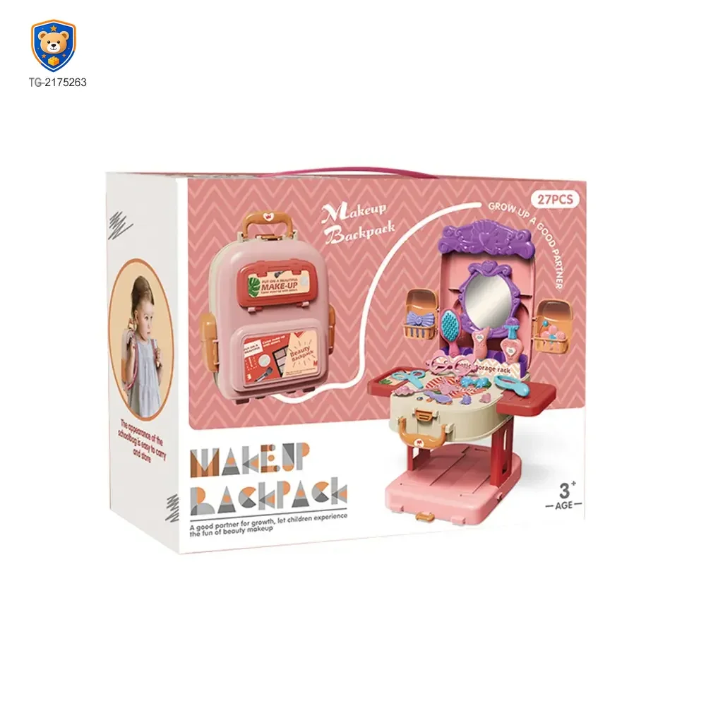3-in-1 Kids Dresser Backpack with Light & Music for Fun Role Play, Pretend Play Toy — product view 2