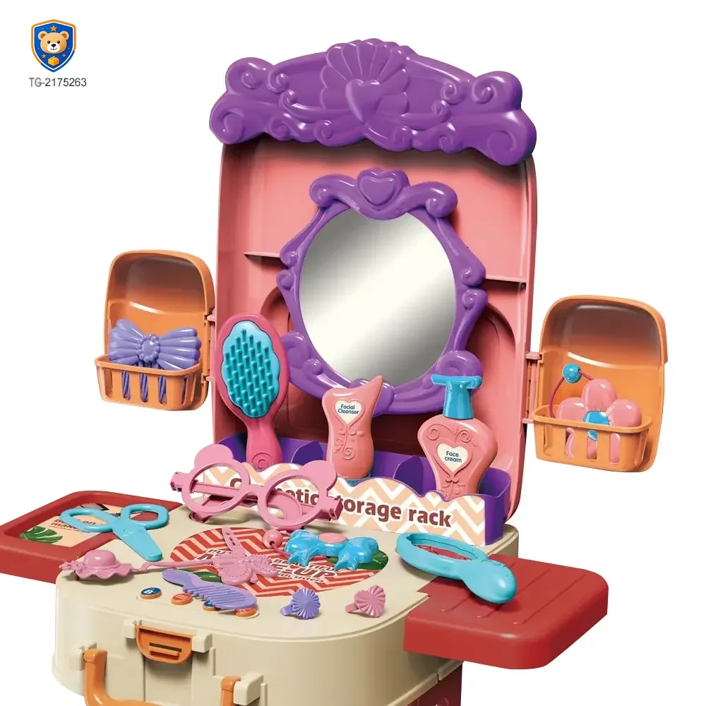 3-in-1 Kids Dresser Backpack with Light & Music for Fun Role Play, Pretend Play Toy — product view 4