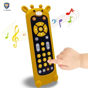 Baby Remote Control Toy with Multi-Language Learning & Teething-Safe Design