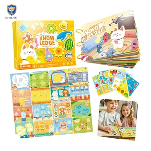 Magic Sticker Book for Kids with Four Learning Themes & Reusable Design