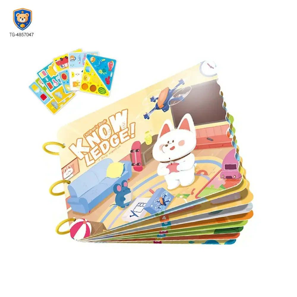 Magic Sticker Book for Kids with Four Learning Themes & Reusable Design — product view 2