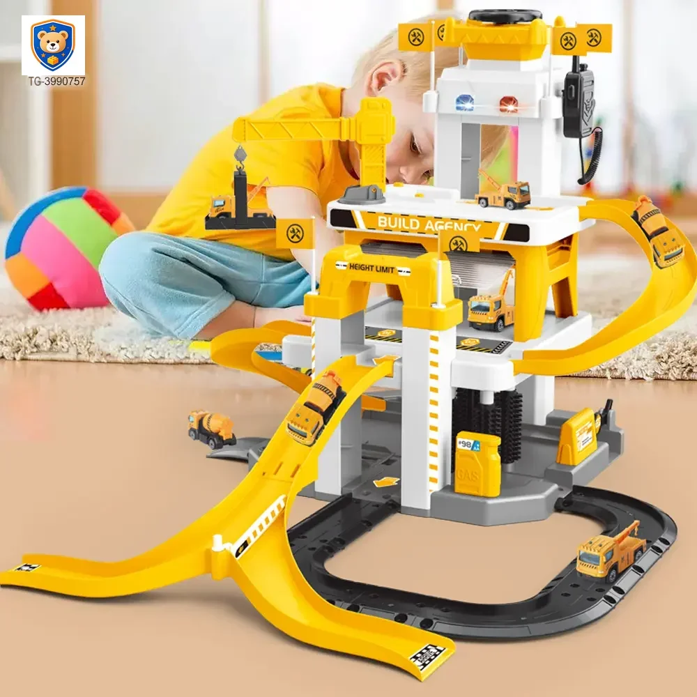 Engineering Parking Lot Toy with Lights, Sounds & Interactive Features — product view 4