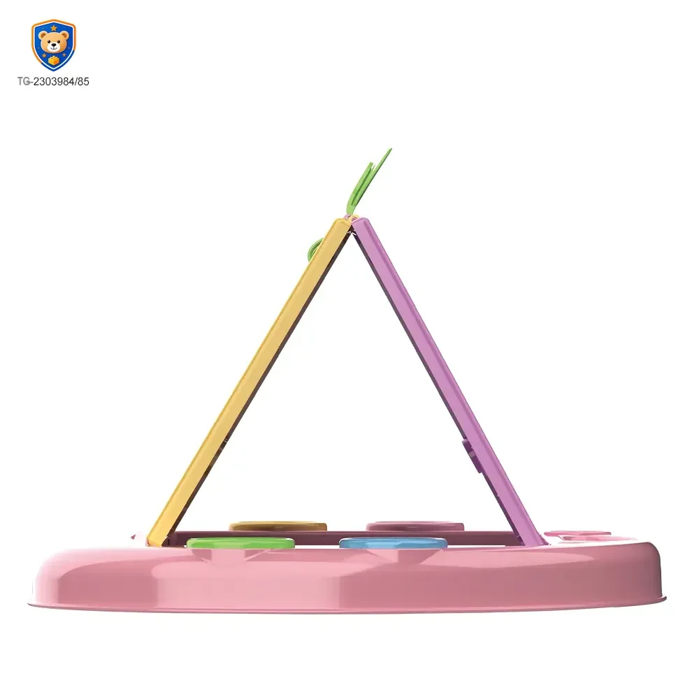 Bulk Kids Dual-Sided Painting Table with Chalkboard & Whiteboard — product view 3