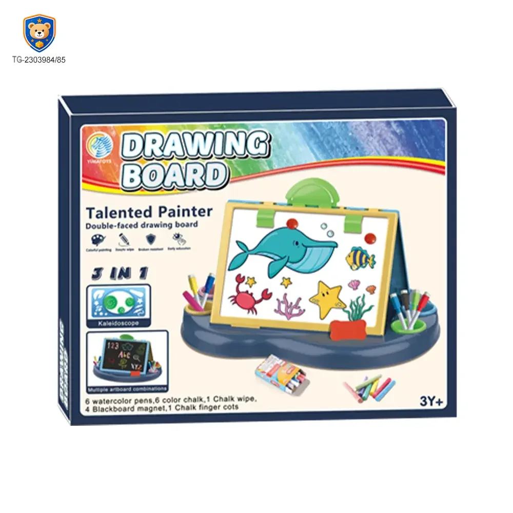 Bulk Kids Dual-Sided Painting Table with Chalkboard & Whiteboard — product view 5