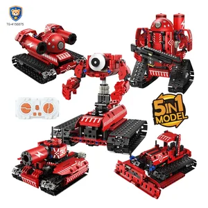 5-in-1 Programming Electric Robot with RC/APP Control & Transformable Models
