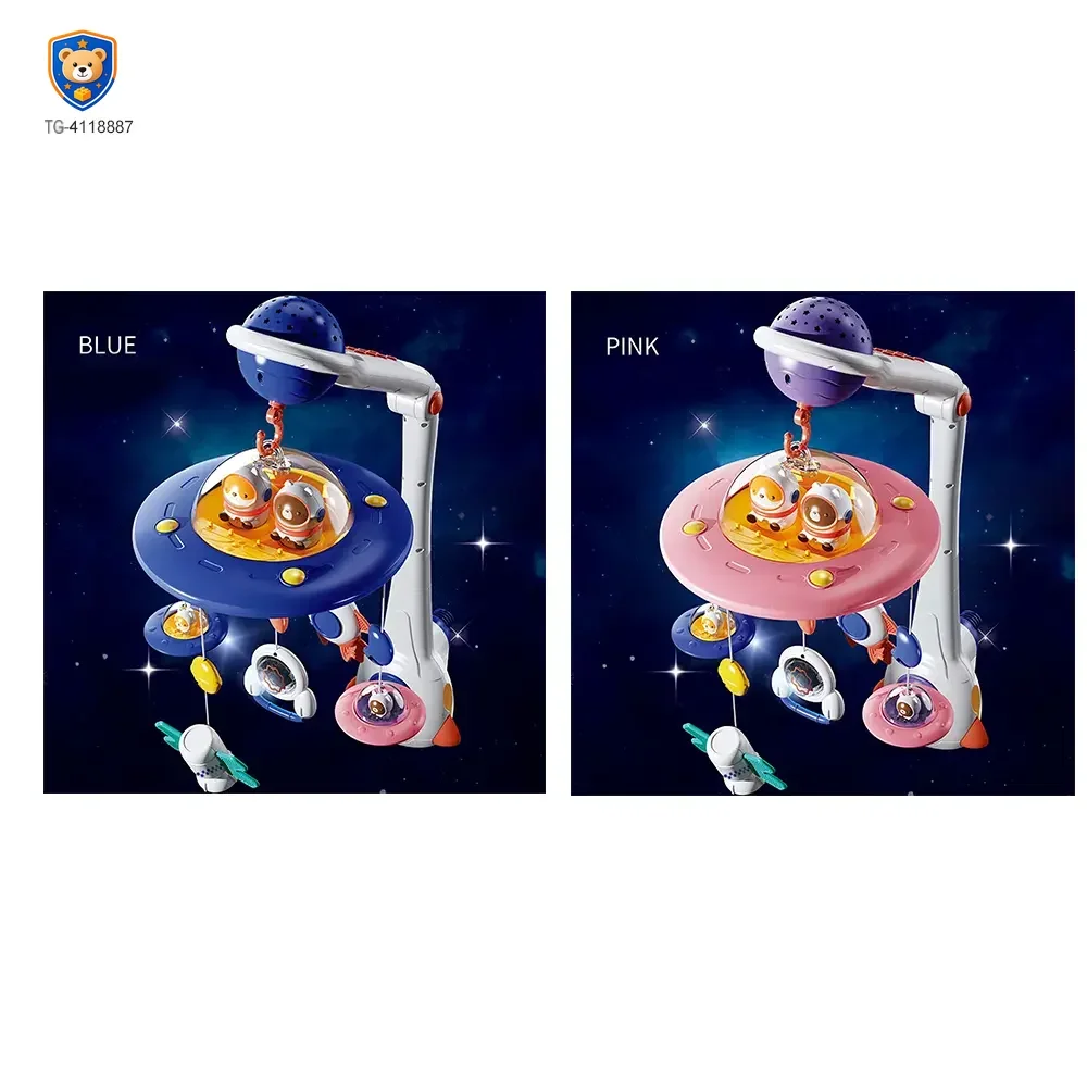 Soothing Space Bed Bell with Star Projection, Music, and Rotating Pendant — product view 5