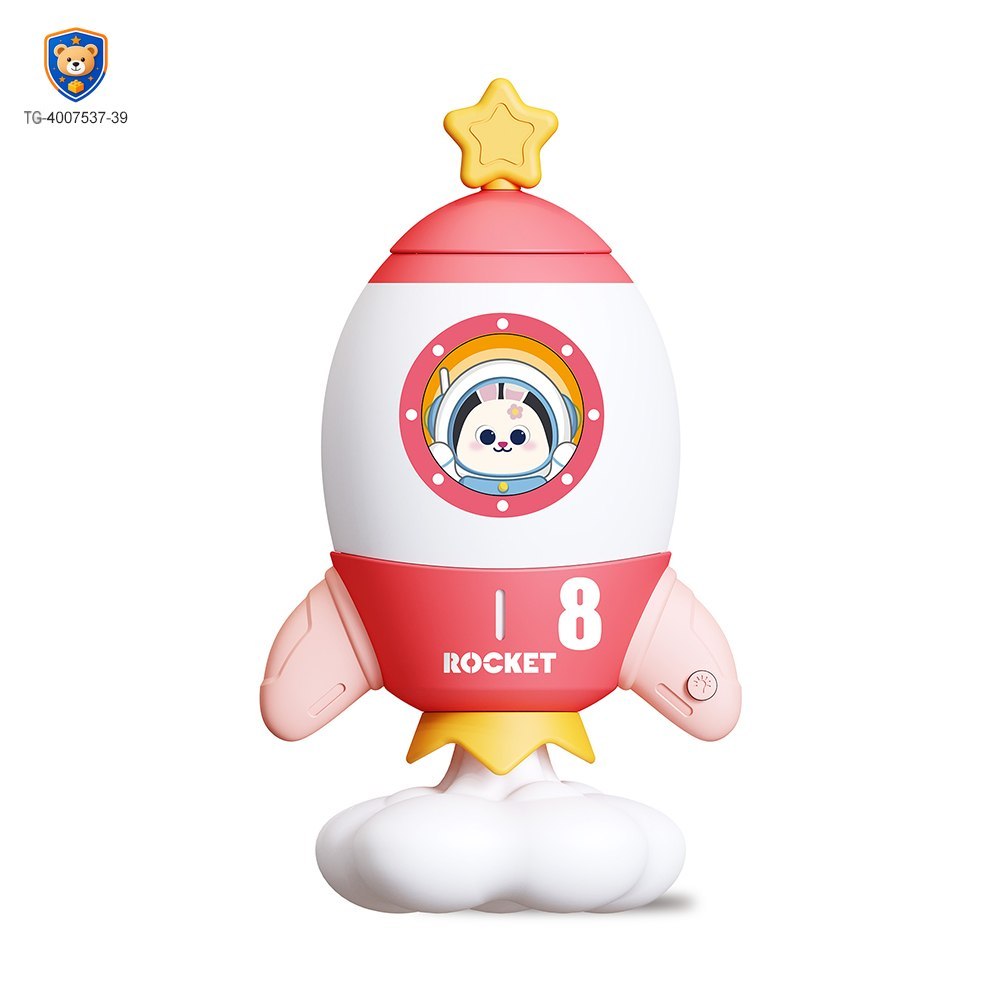 Rocket Piggy Bank Toy with Night Light — product view 7