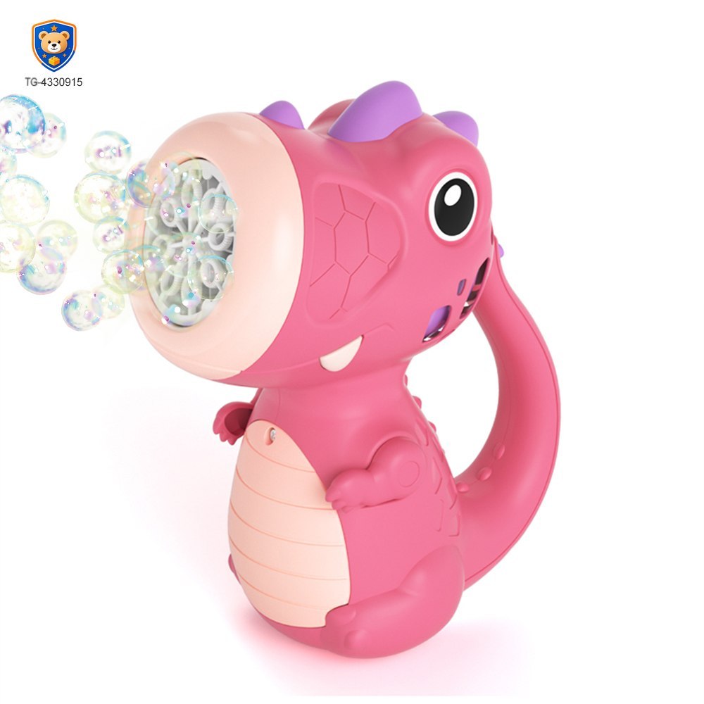 Cute Dinosaur Bubble Machine with Lights & Music — product view 2
