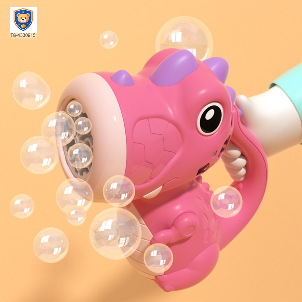 Cute Dinosaur Bubble Machine with Lights & Music — product view 5