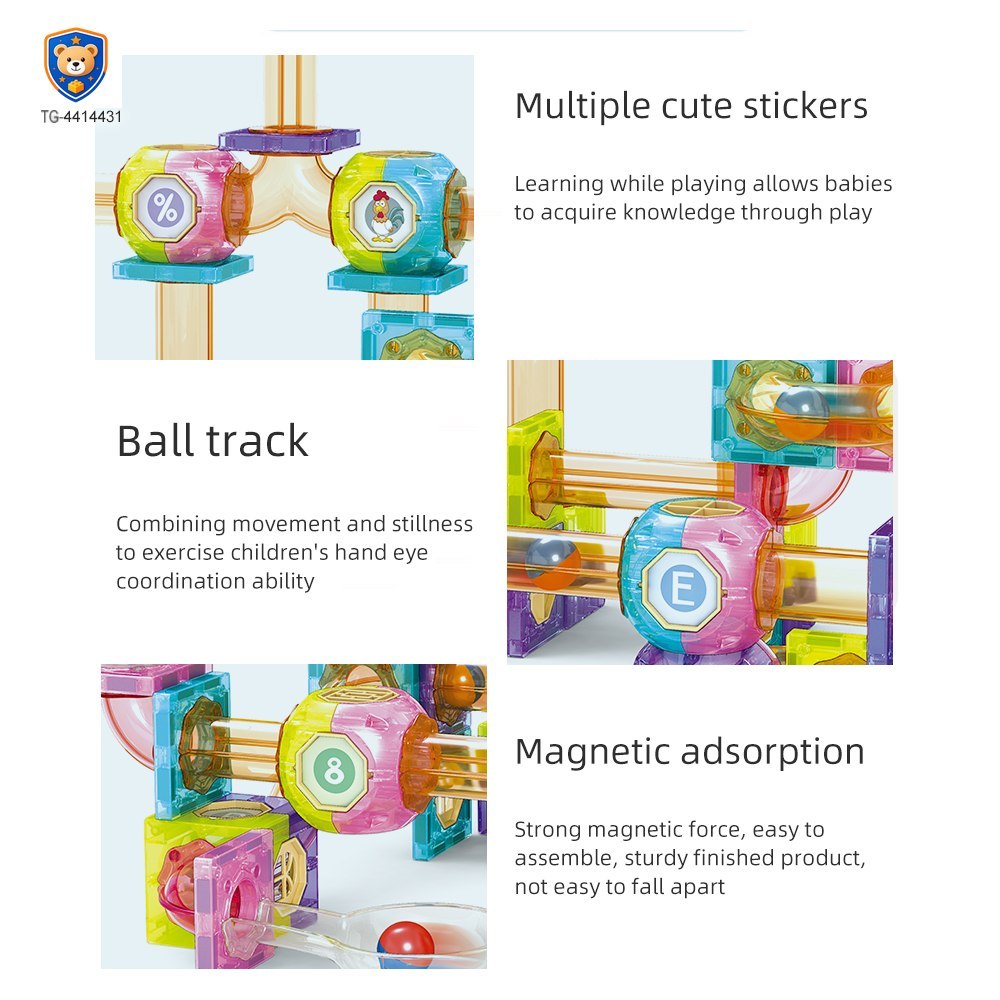 Transparent 3-in-1 Magnetic Building Blocks — product view 4