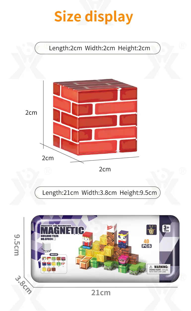 2cm Magnetic Building Blocks Manufacturer (TG5025000) — product detail panel 11
