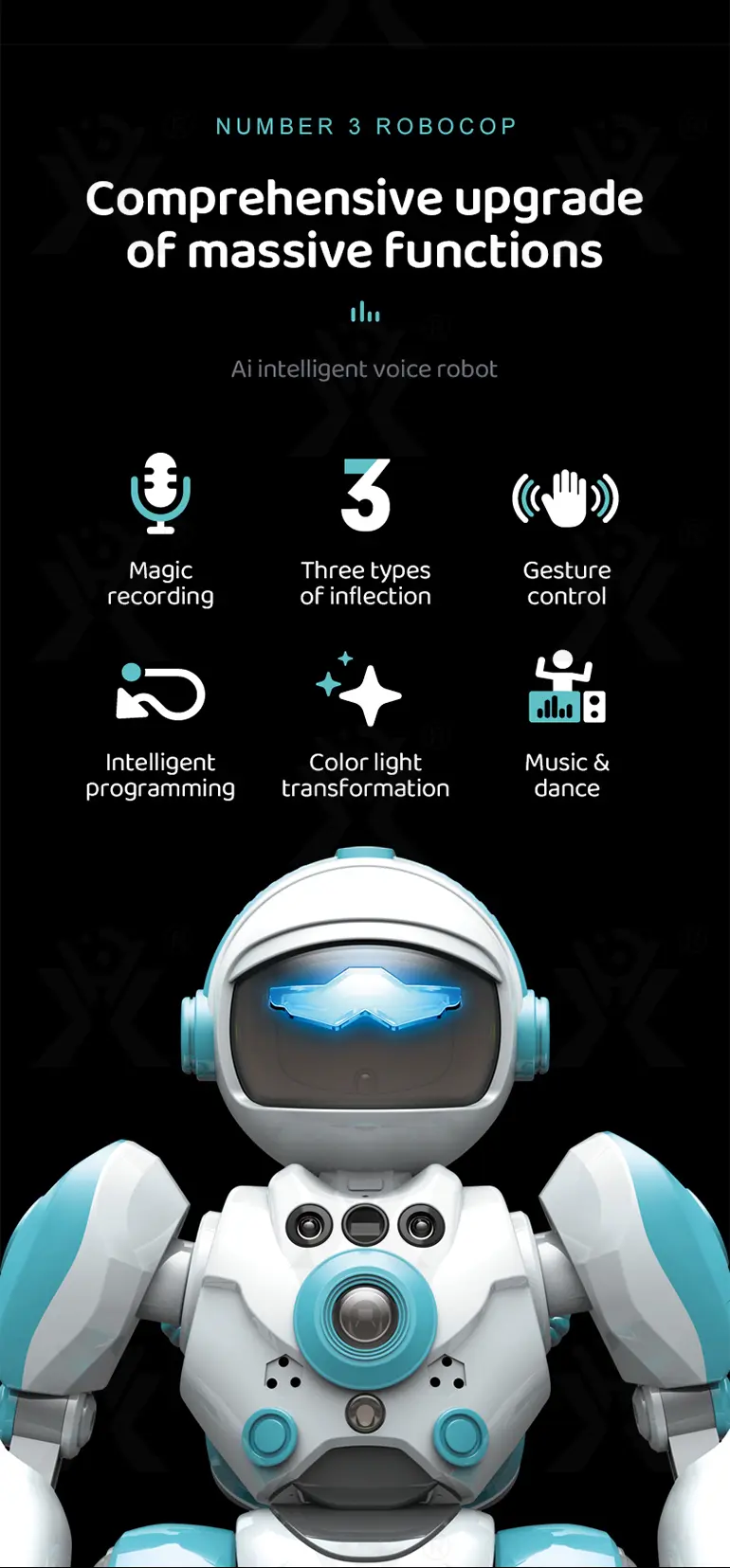 Intelligent Voice Robot Toy In Bulk, RC Control, AI Robot Toy (TG4162532) — product detail panel 2