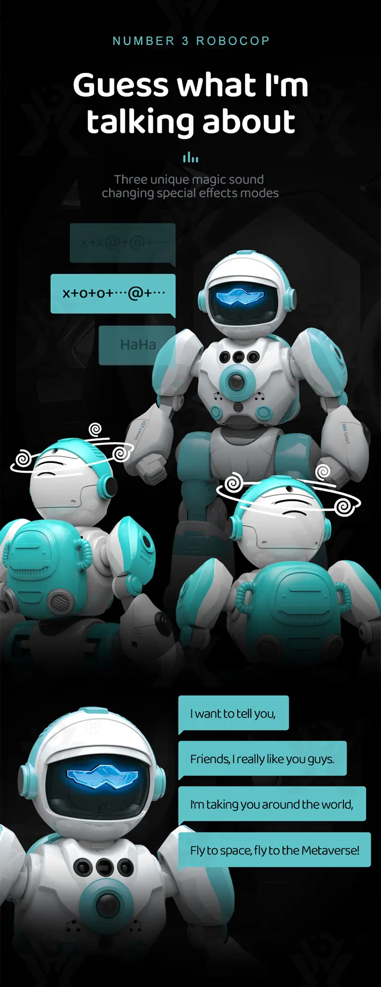 Intelligent Voice Robot Toy In Bulk, RC Control, AI Robot Toy (TG4162532) — product detail panel 5