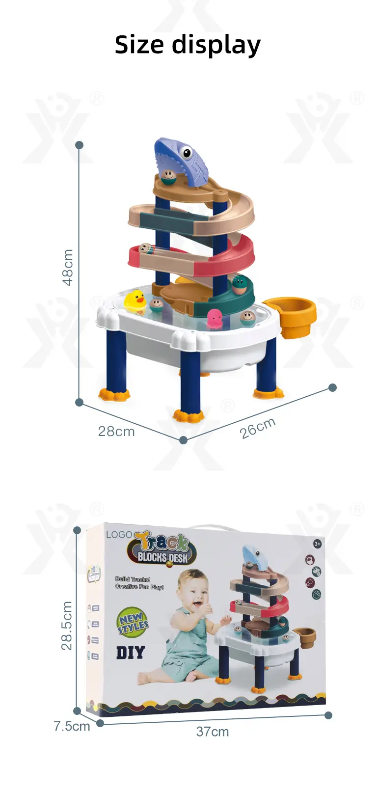 Track Building Block Table Toy For Babies’ Creative Playing (TG2259528) — product detail panel 12