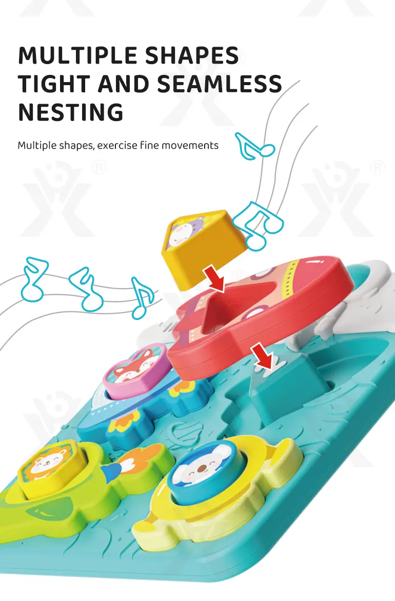 Astronaut Theme Cognition Board Toy With Light, Sound & Shape Learning (TG5026457) — product detail panel 3