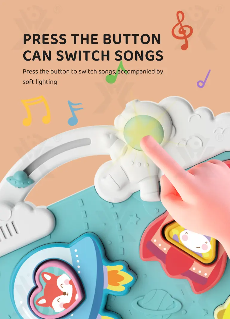 Astronaut Theme Cognition Board Toy With Light, Sound & Shape Learning (TG5026457) — product detail panel 4