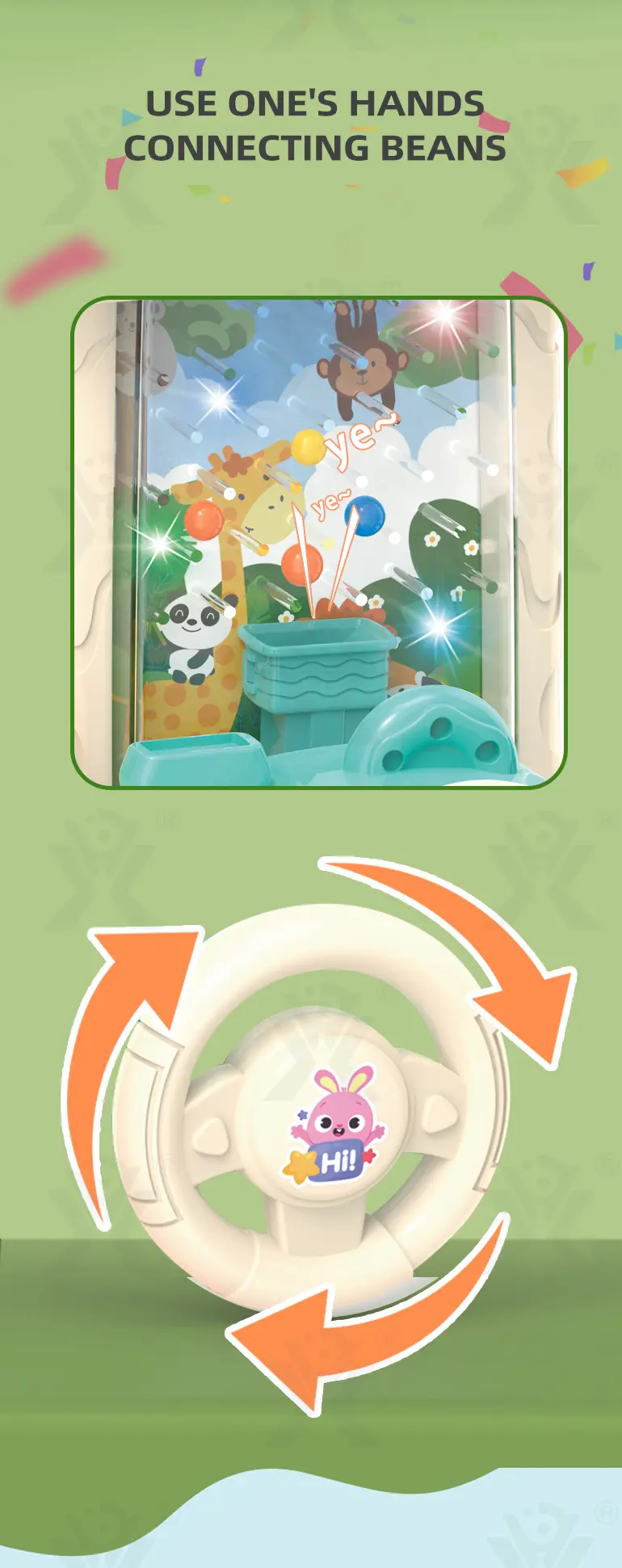 Cartoon Bean Catching Machine Toy, Educational Toy (TG3989341) — product detail panel 5