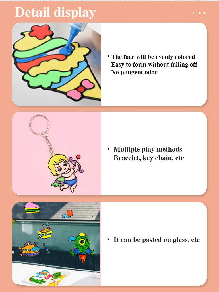 DIY Color Sticker Art Set Toy, Drawing Toy (TG2266949) — product detail panel 3