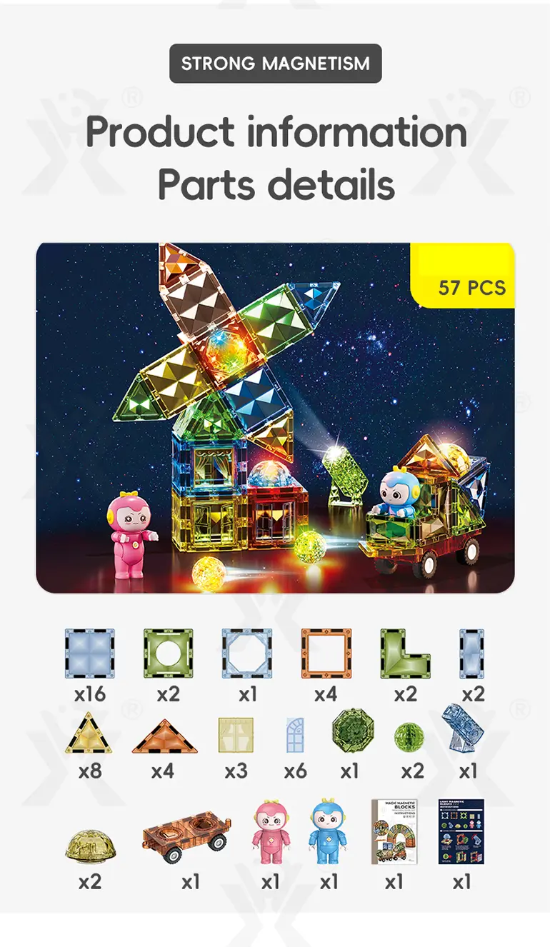 Glowing Magnetic Brick Toy (TG4193966) — product detail panel 13