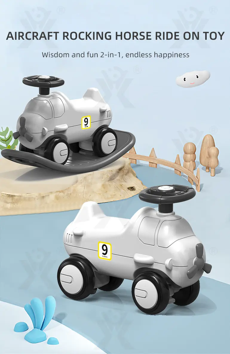 2-in-1 Rocking Horse & Scooter Toy, 3 Years and Up (TG4077353) — product detail panel 1