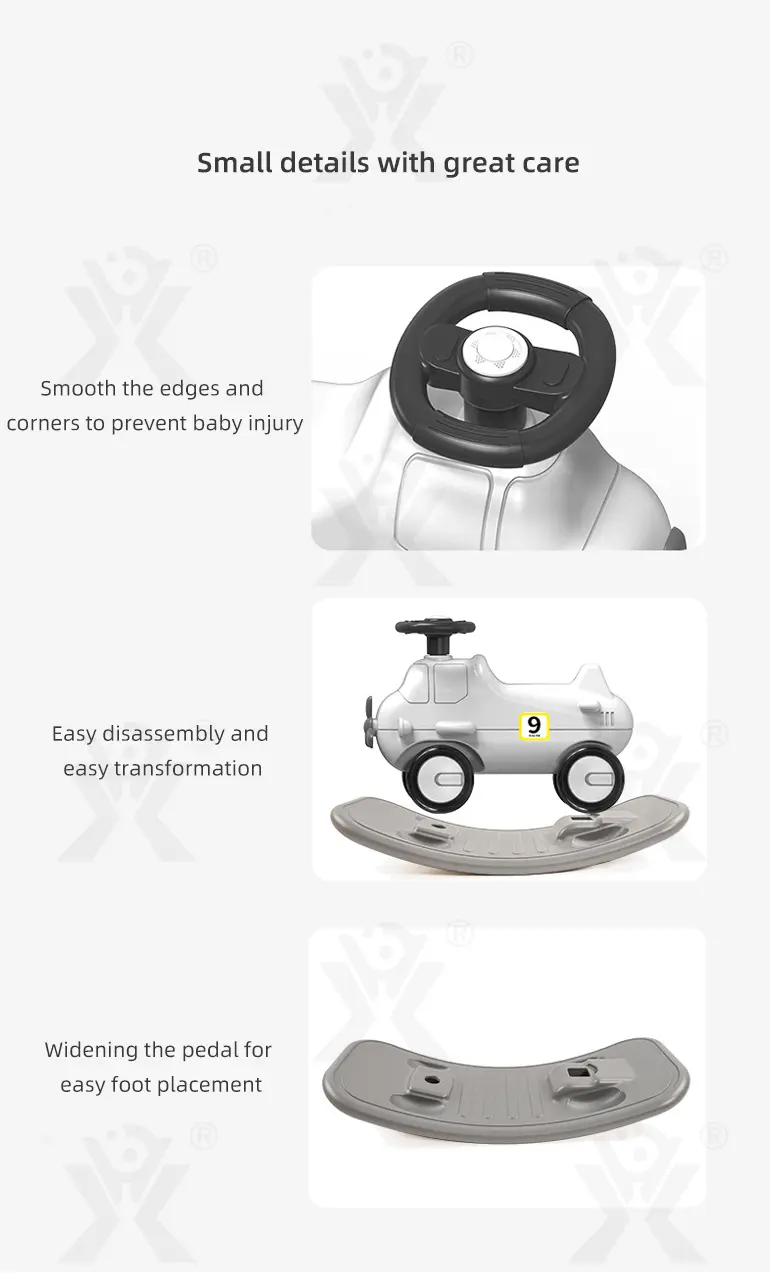 2-in-1 Rocking Horse & Scooter Toy, 3 Years and Up (TG4077353) — product detail panel 10