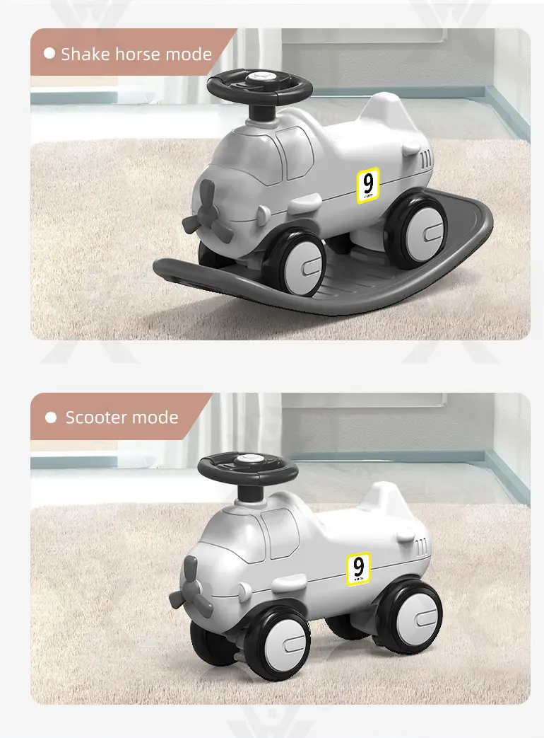 2-in-1 Rocking Horse & Scooter Toy, 3 Years and Up (TG4077353) — product detail panel 3
