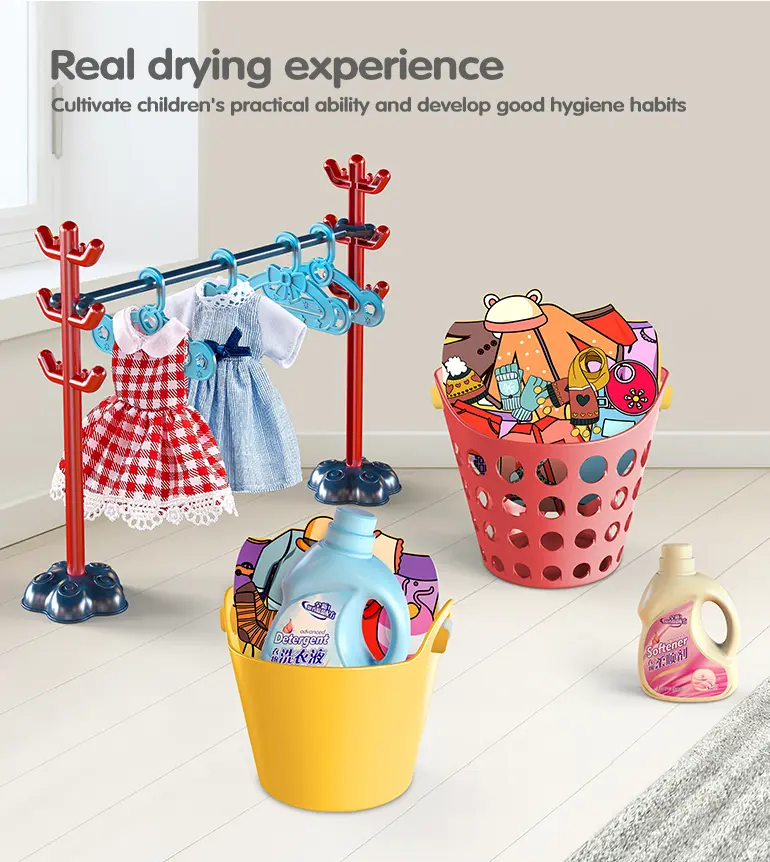 Simulation Washing Machine Toy For Kids, Pretend Play Set (TG2268981) — product detail panel 3