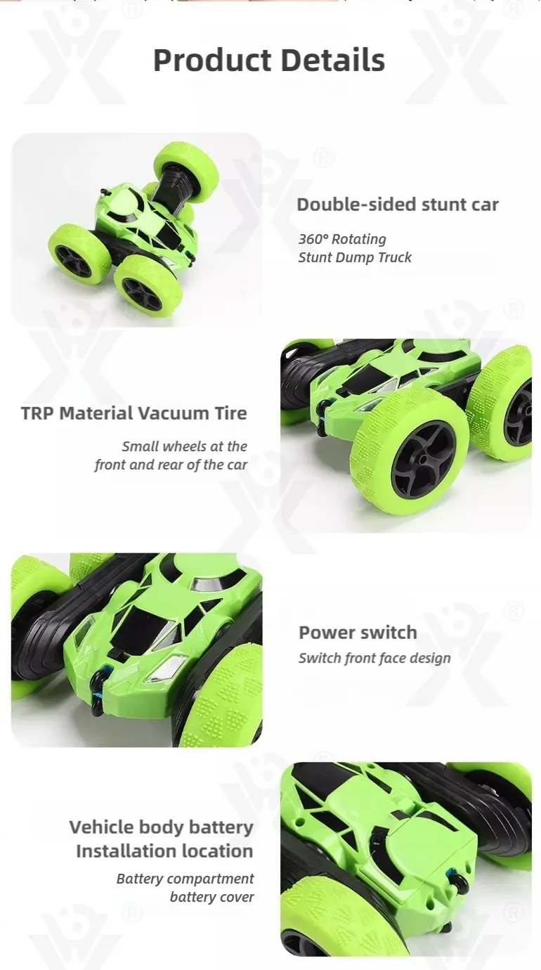2.4G RC Double-sided Stunt Car Toy, RC Toy (TG4894352) — product detail panel 13