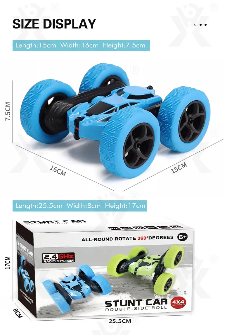 2.4G RC Double-sided Stunt Car Toy, RC Toy (TG4894352) — product detail panel 16