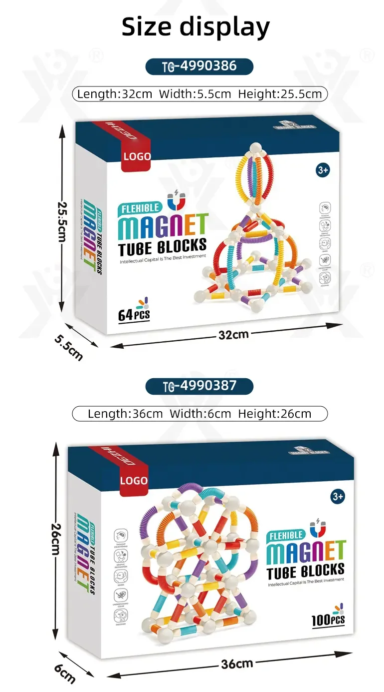Telescopic Magnetic Rod Toys, 720° Rotation, 2D/3D Buildings Available (TG4990386) — product detail panel 10
