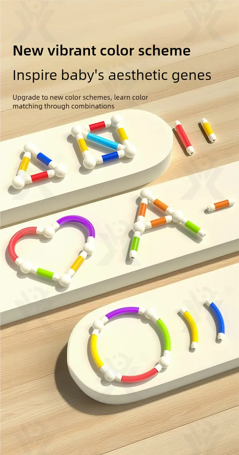 Telescopic Magnetic Rod Toys, 720° Rotation, 2D/3D Buildings Available (TG4990386) — product detail panel 8