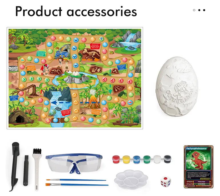 2-in-1 Painted Dinosaur Toy, Dig & Model Kit (TG2258482) — product detail panel 2