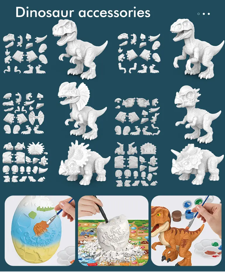 2-in-1 Painted Dinosaur Toy, Dig & Model Kit (TG2258482) — product detail panel 3