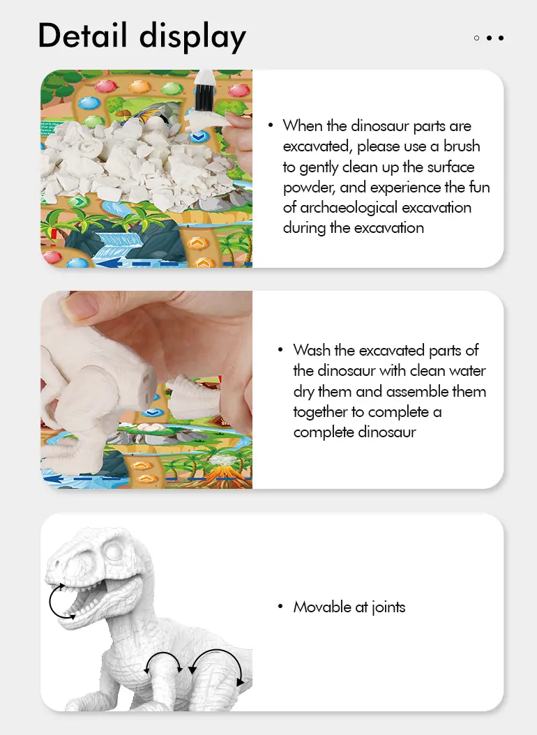 2-in-1 Painted Dinosaur Toy, Dig & Model Kit (TG2258482) — product detail panel 4