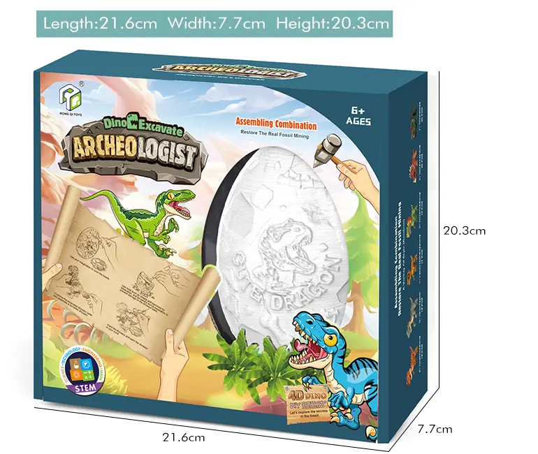 2-in-1 Painted Dinosaur Toy, Dig & Model Kit (TG2258482) — product detail panel 7