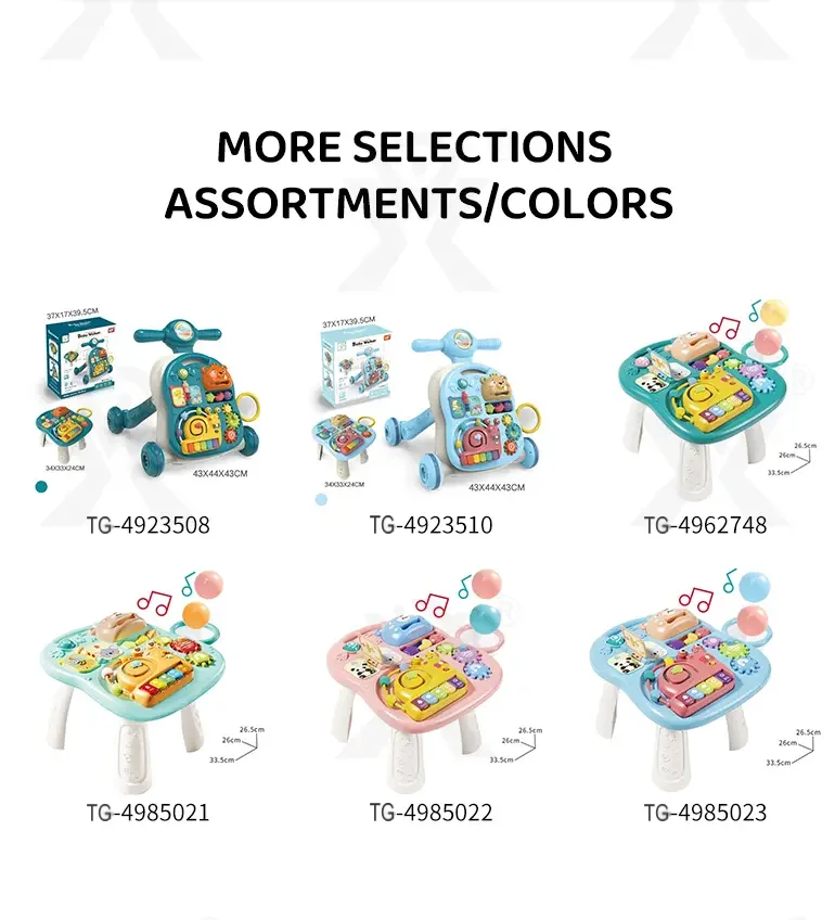 2-in-1 Baby Gaming Table Toy, 8 Activities, Sounds and Lights (TG4985021) — product detail panel 7