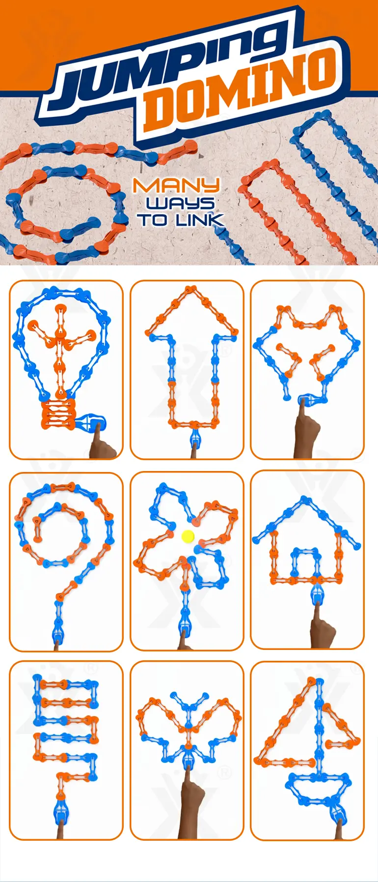 Jumping Domino Game Toy Supplier (TG4047653) — product detail panel 2