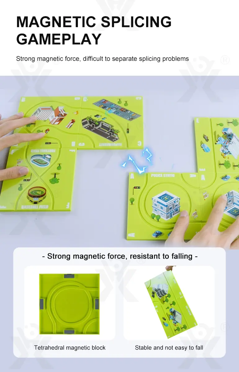 DIY Magnetic Puzzle Track Toy, Track Toy Set (TG4171083) — product detail panel 2