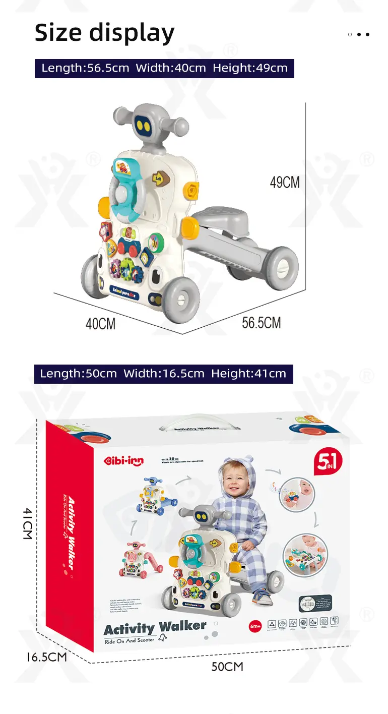 Multifunctional Baby Walker Supplier, 5-in-1, Baby Toy (TG4156250) — product detail panel 8