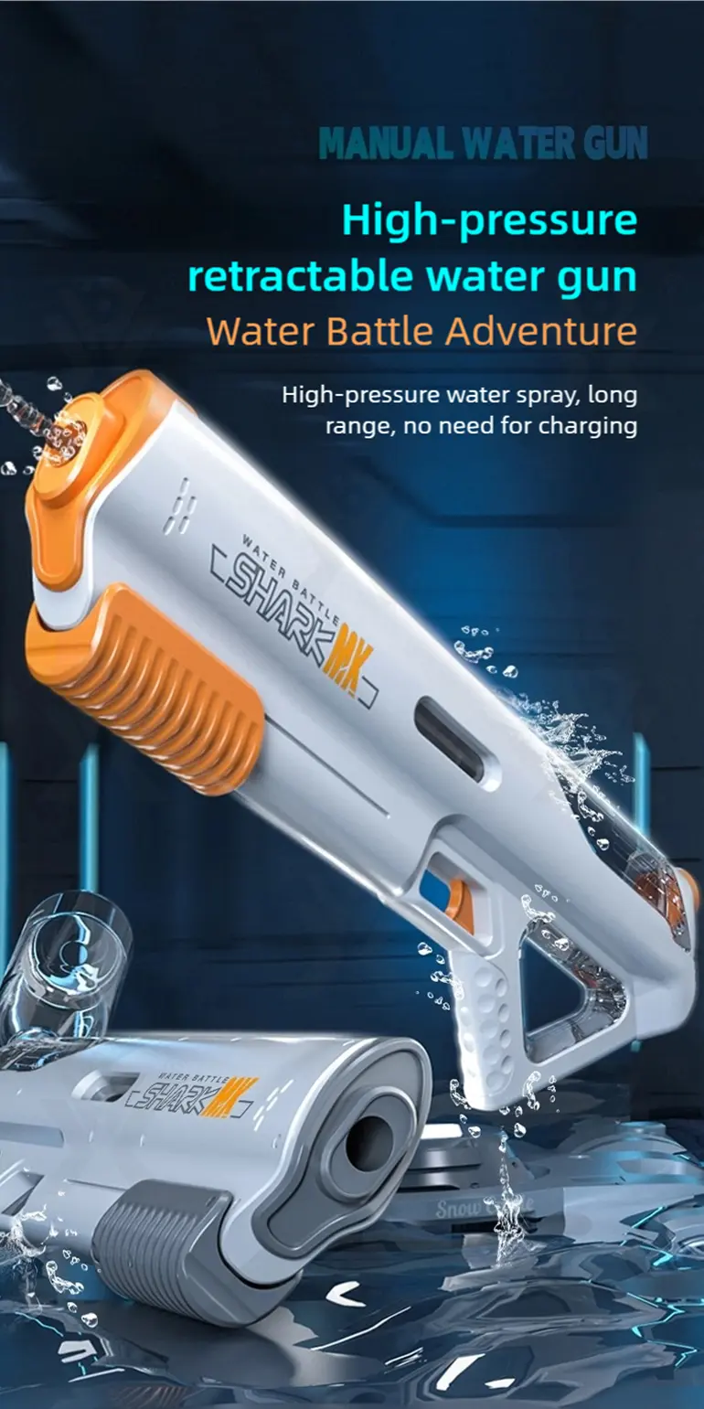 High-pressure Water Gun With Futuristic Space Appearance, 11M Range, Leak-Proof, Water Bottle Compliment (TG5024648) — product detail panel 1
