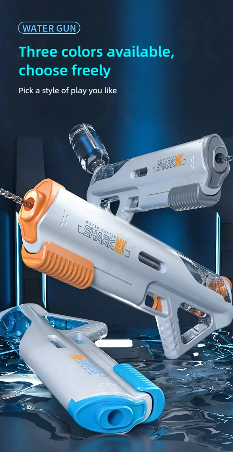 High-pressure Water Gun With Futuristic Space Appearance, 11M Range, Leak-Proof, Water Bottle Compliment (TG5024648) — product detail panel 10