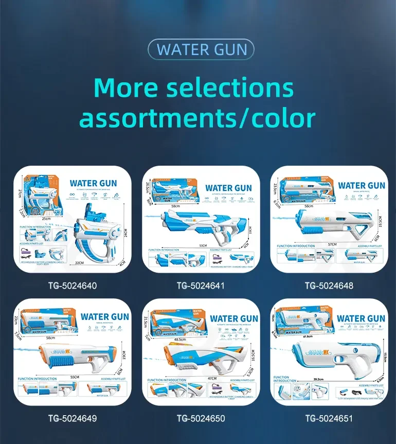 High-pressure Water Gun With Futuristic Space Appearance, 11M Range, Leak-Proof, Water Bottle Compliment (TG5024648) — product detail panel 11