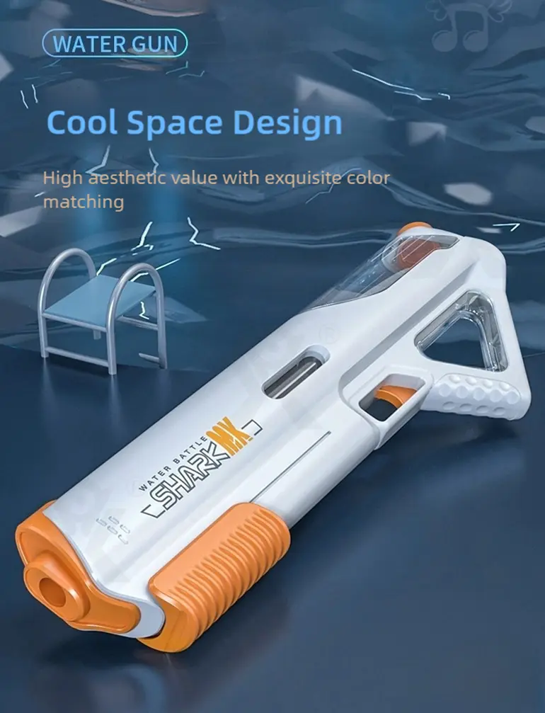 High-pressure Water Gun With Futuristic Space Appearance, 11M Range, Leak-Proof, Water Bottle Compliment (TG5024648) — product detail panel 3