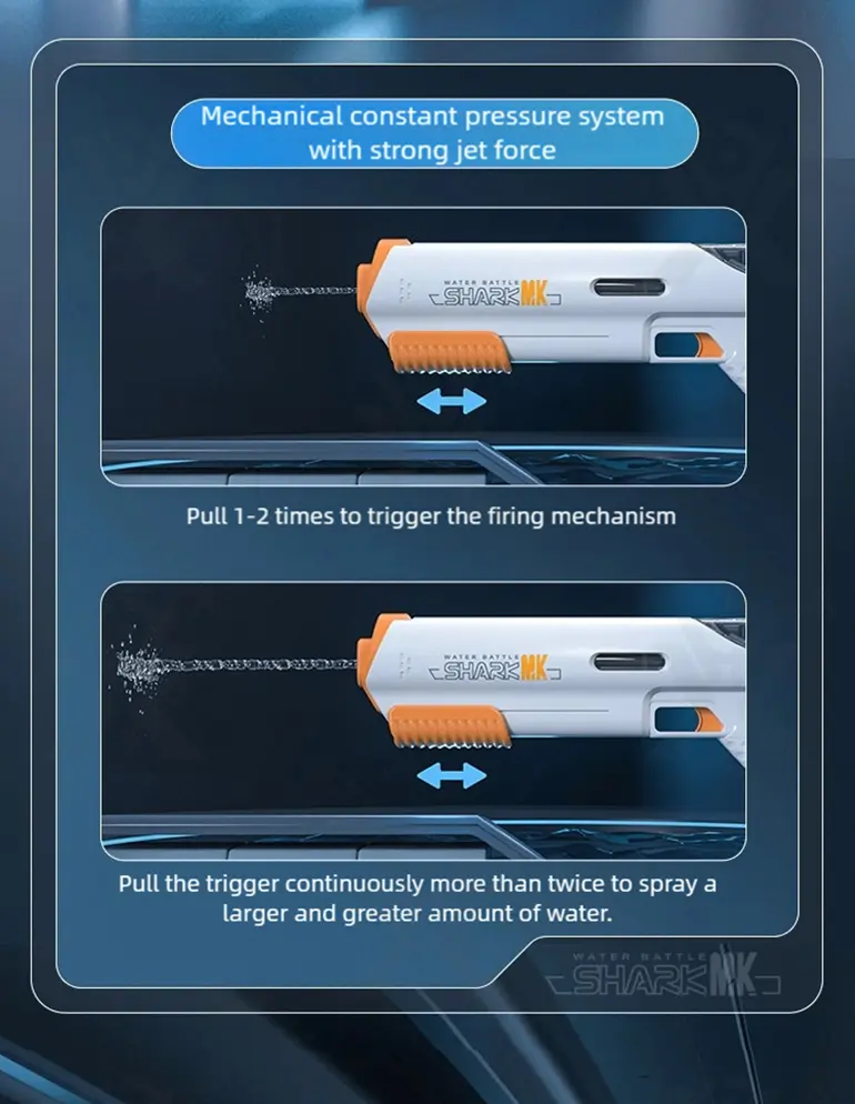 High-pressure Water Gun With Futuristic Space Appearance, 11M Range, Leak-Proof, Water Bottle Compliment (TG5024648) — product detail panel 5