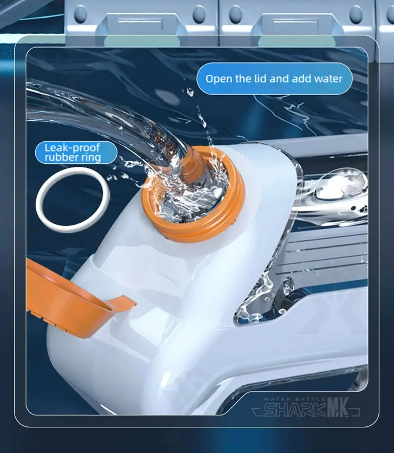 High-pressure Water Gun With Futuristic Space Appearance, 11M Range, Leak-Proof, Water Bottle Compliment (TG5024648) — product detail panel 9