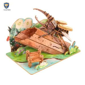 3D Insect Wooden Puzzle Supplier, STEM Toy– Improves Creativity and Fine Motor Skills