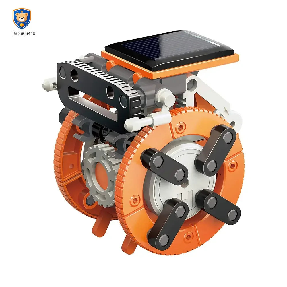 7-in-1 Solar Robot Toy, Solar Powered, Transform to Different Shapes, DIY Funs — product view 2
